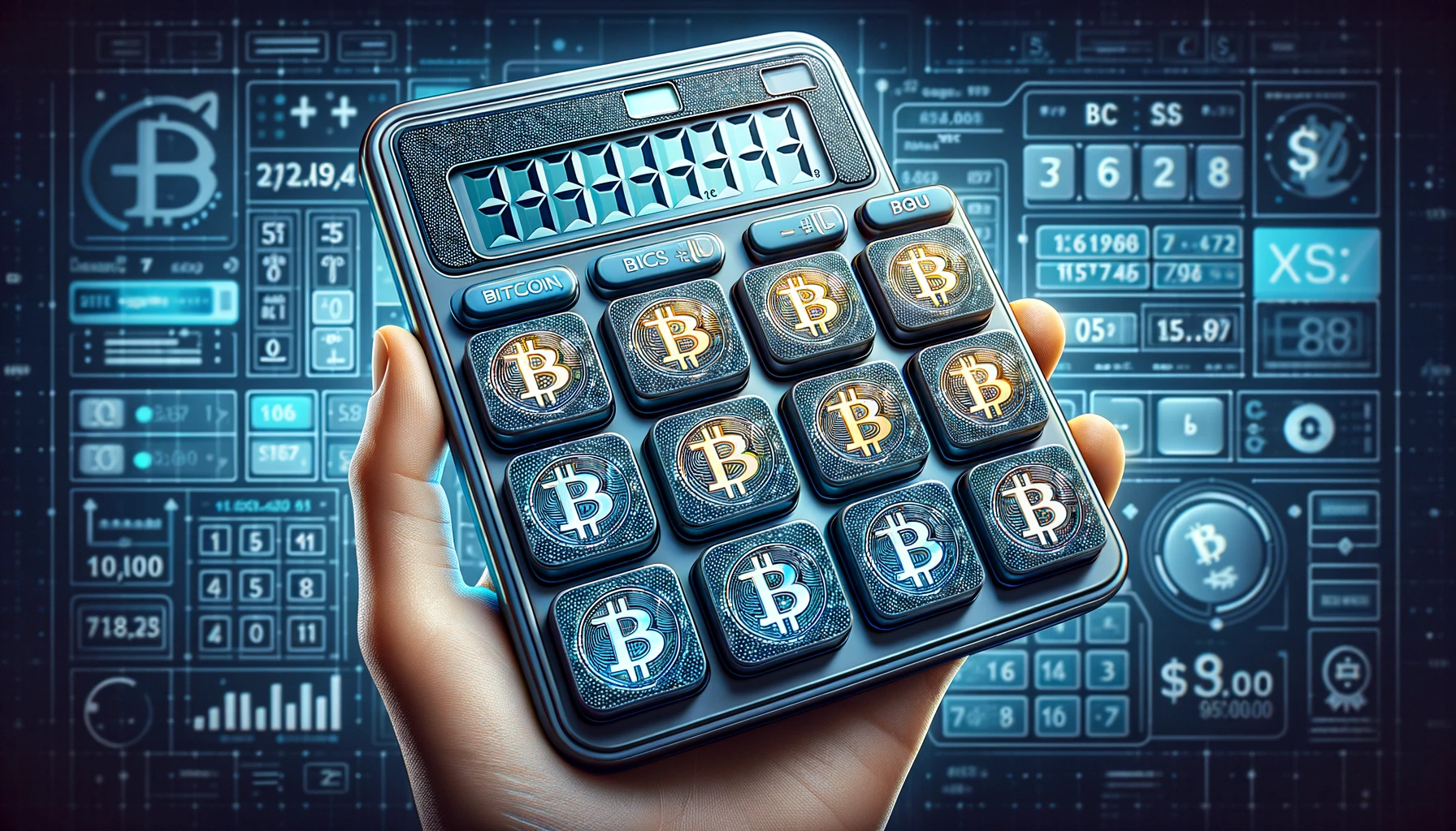 Upward trending crypto chart with Bitcoin symbol for crypto calculator, crypto tracker, crypto price calculator, and crypto price prediction tool